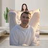 Charlie Kirk Angelic Advocate Warm Soft Blanket  Office Plush Throw Blanket Fluffy Couch Bed Flannel Bedspread Sofa Bed Cover