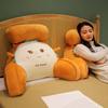 Cartoon Shape Lumbar Support Pillow Soft Large Backrest Waist Cushion Bed Back Cushion Dormitory Seat Pillow