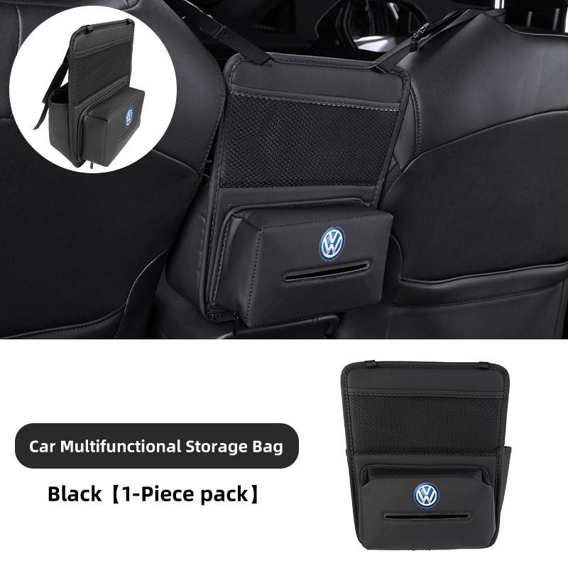 Car Seat Back Organizer Tissue Water Cup Holder Storage Pocket For Volkswagen VW Golf 4 5 6 7 Polo Jetta Sagitar Magotan Passat Ze2