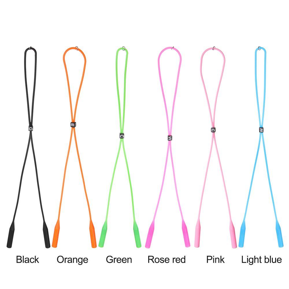 Men Women Silicone Glasses Chain Sports Eyewear Lanyard Glasses Strap Neck Cord Eyeglasses Rope