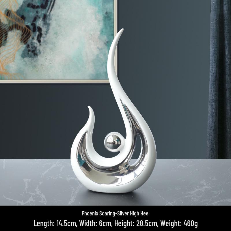 European Style Luxurious Ceramic Ornament for Home or Office Decor