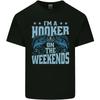 Je suis une Pêcheuse le Week-end T-shirt Drôle pour Enfants