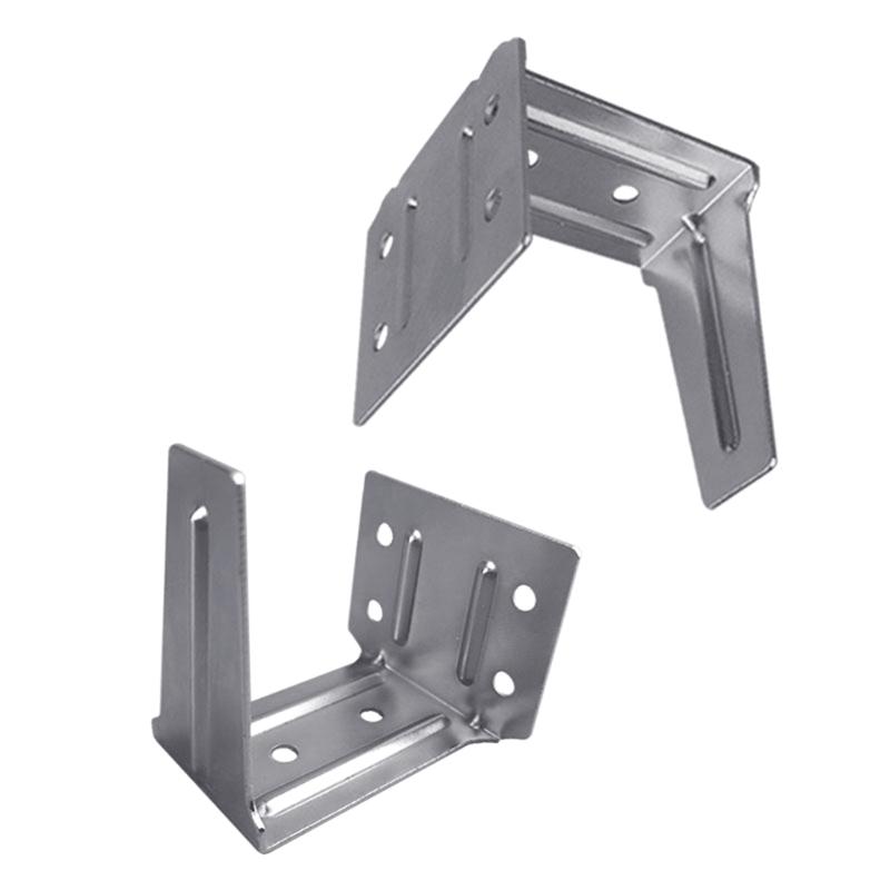 Support de Store Polyvalent Pack de 4 Convient au Rail de Tête Acier Inoxydable Installation au Plafond Intérieur Extérieur