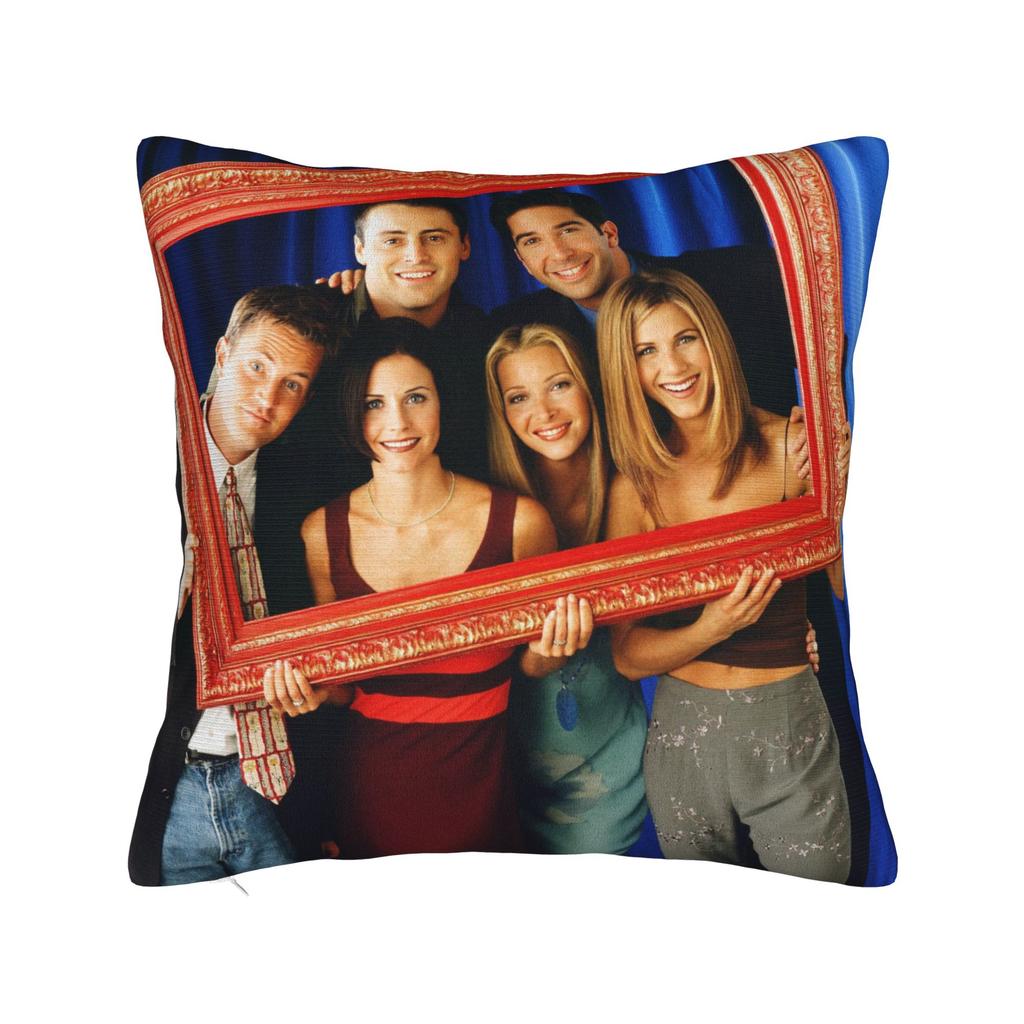 Friends Tv Show Pillowcase Double-Sided Printing Polyester Cushion Cover Gift Pillow Case Cover Home Square 40*40Cm