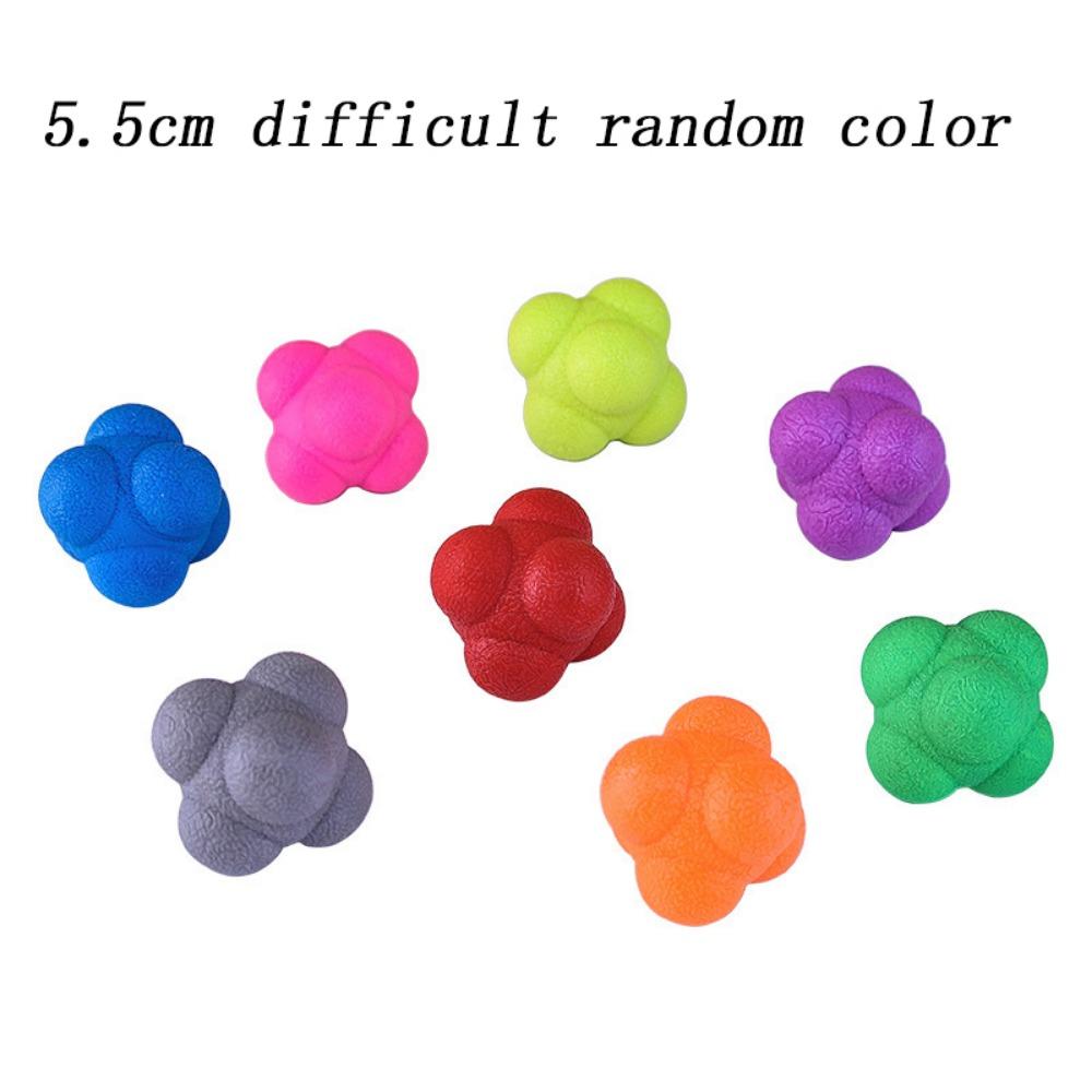 Silicone Hexagonal Reaction Ball Hexagonal Reaction Ball Coordination Reflex Ball  Adult