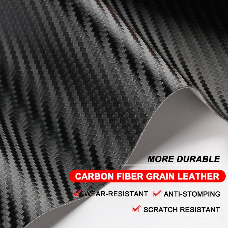 4Pcs/Set Car Scuff Plate Carbon Fiber Sticker Door Threshold Protector For Mercedes Benz A200 A180 W177 CLA GLA AMG A C E CLS Class Car Accessories