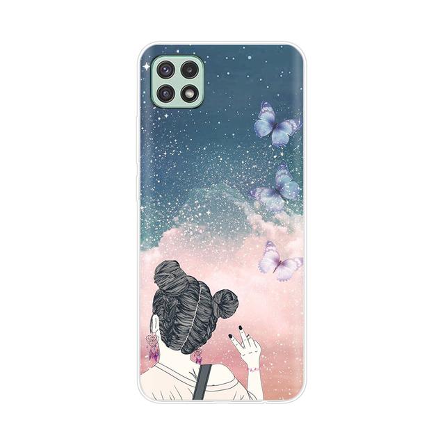 Für Samsung A22 A22s Fall Nette Silikon Weiche Fundas Telefon Abdeckung Für Samsung Galaxy A22s A22 4g 5g EINE 22 Sm -A225f Stoßstange Coque