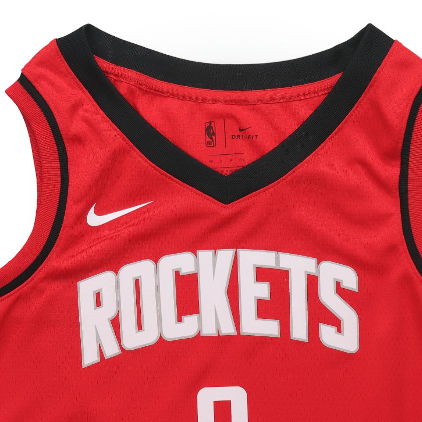 Nike NBA Houston Rockets Russell Westbrook No. 0 Away Basketball Jersey Men Jersey Red BV7992-662
