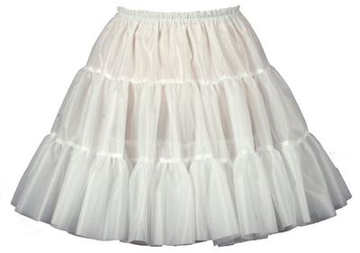 Atelier Fuku Frilled 46cm Long Pannier, (Off White)