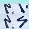 Anime Cosplay Narrow Striped Tie Polyester Silk For Jk Role Play Party Costume Accessory