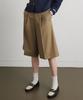 Aheule Sculpt Tuck Shorts_Olive Beige