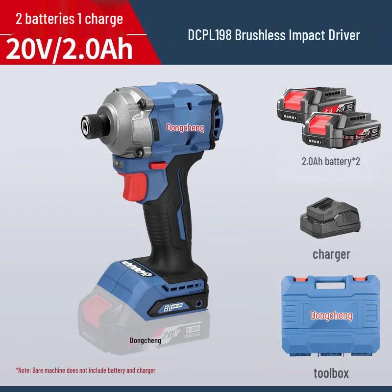 Dongcheng Cordless Brushless Impact Driver CN Plug (adapter Included)