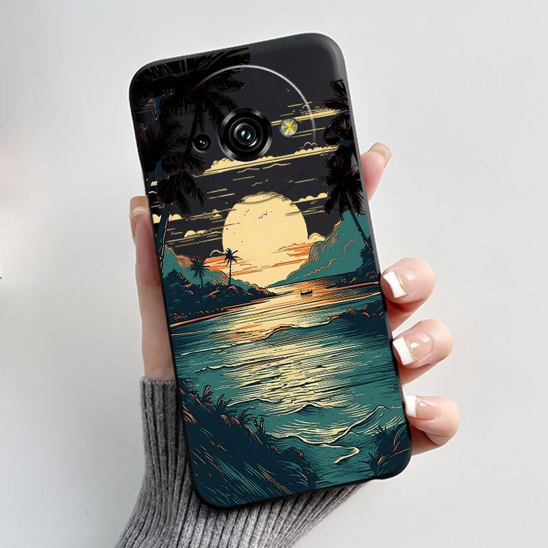 För Oukitel C59 Fodral Oukitel C59 Pro Skydd Lyxigt Sött Kärlekshäst Roligt Mönster Svart TPU Mjuk Silikon Skyddande Mobilskal