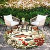 Ocean World pattern round rug,Carpet Rug for Living Room Bedroom Playroom ,Non-slip Floor Mat,Holiday Gifts and Birthday Gifts.