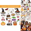 Halloween Skelett Kürbis Foto Requisiten Mit Papiermaterial Für Partydekoration