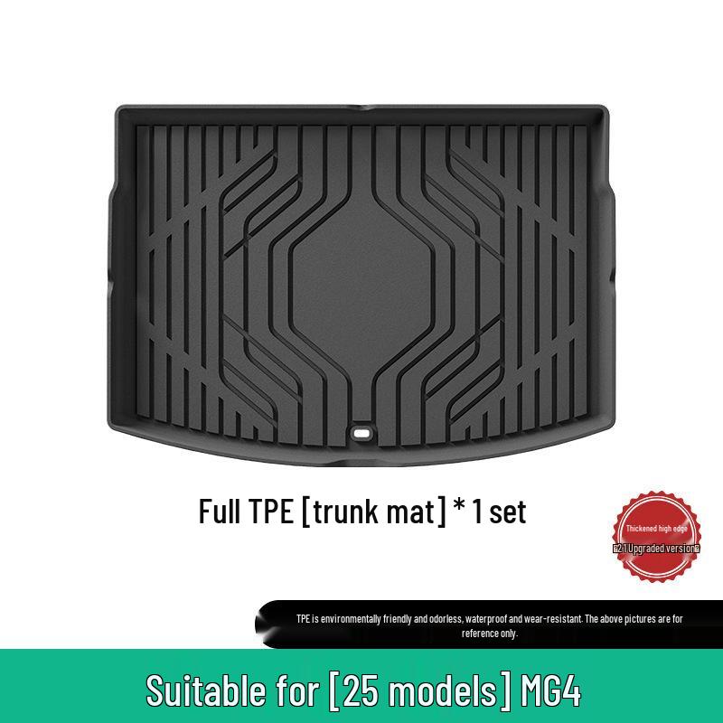 MG4 Car Floor Mats: Fits 25 Models, TPE, Dirt-Resistant, Waterproof, Includes Trunk Mat