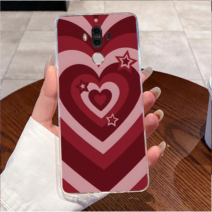 Case For Huawei Mate 9 MHA-L29 MHA-L09 Casing Ultra-thin Slim Clear Soft Silicone Phone Case Luxury Cute Love Rabbit Funny Cover
