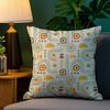Home Decor Vintage Geometric Pattern Digital Print Pillowcase Pattern Cushion Cover Suitable for Sofa Bedroom Car Pillow Cover
