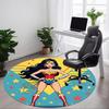 1pc Wonder Woman, Superhero Chair Carpet for Office Non-Slip, Indoor Non-Slip Washable Carpet, Non-Shedding Mat For Office Yy251030026