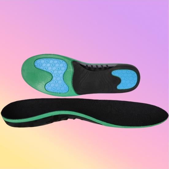 1 Paire Semelles de Chaussures Amortissantes Respirantes Inserts pour Baskets Semelles de Soutien de la Voûte Plantaire Semelles de Rechange pour Femmes Hommes
