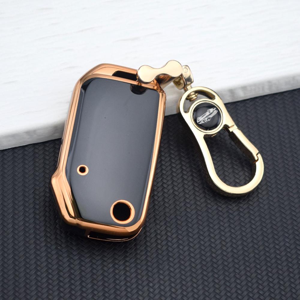 4 Buttons TPU Flip Key Case Cover for KIA Sportage R Stinger GT Sorento Ceed Cerato Forte -Full Protection Key Fob Accessories