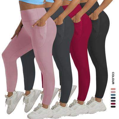 Plusz méretű jóganadrág nőknek, fitneszbarát, magas derekú, derékkarcsúsító, fenékemelő, magas rugalmasságú sportleggings, plusz méretű jóganadrág