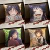 Cute KKaoruko WWaguri Cushion Cover Reversible Soft Durable Pillow Cover Home  Car MultiScene Use for Daily Comfort
