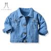 Korean-style Multi-color Tie-dye Short Denim Clothing New Children Lassel Long-sleeved Denim Jacket
