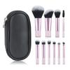 10Pcs Mini RT Makeup Brush Set Powder Eyeshadow Foundation Blush Blending Concealer Brush Professional Beauty Travel Makeup Tool