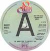 Disco de 7 polegadas BARRY WHITE - I'm Qualified To Satisfy You BTC2328PROMO Reedição do Século XX 1976 Reino Unido Soul/Funk Usado