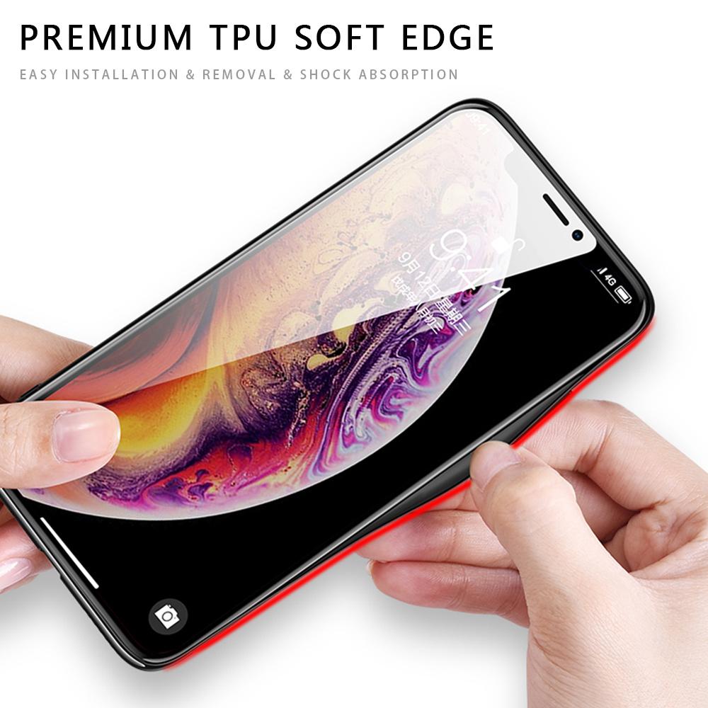 Coque de Téléphone en Verre Trempé Pour iPhone 11 12 13 14 15 16 17 Redmi 10 12 14C Note10 Note14 Xiaomi 11Lite PocoC75 Bord Souple Antichoc Coque Lisse