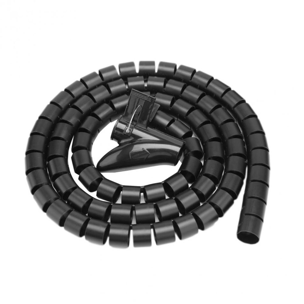 Desktop Spiral Wire Wrap Cable Winder Cord Protector Storage Pipe Management Cable Organizer