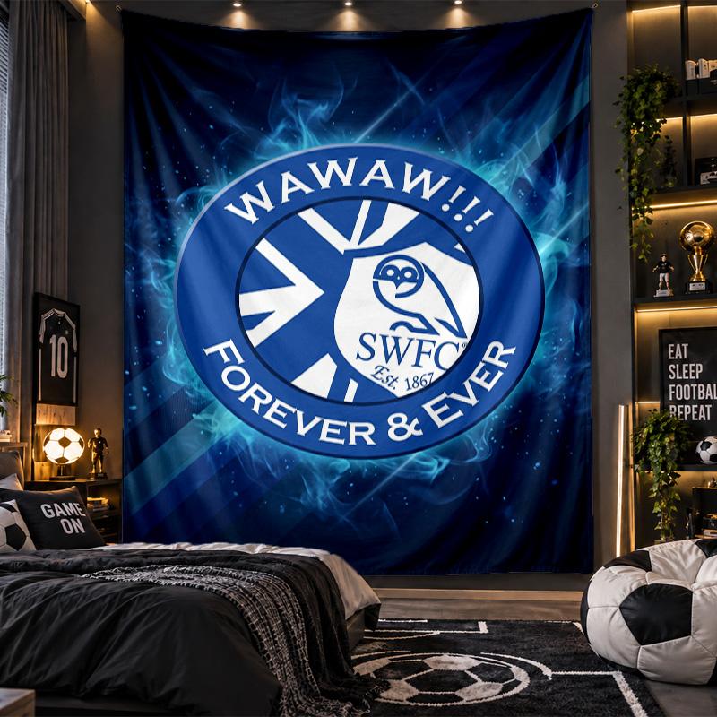 Wall Hanging Tapestry Sheffield Wednesday Print Cloth for Living Room Bedroom Home Decor