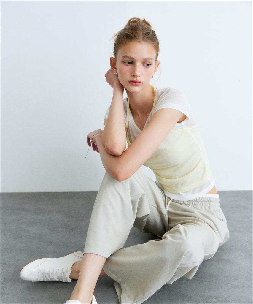 MIXXO Halter Layered T-Shirt Re Lwg511A_Miwhwg84Qa