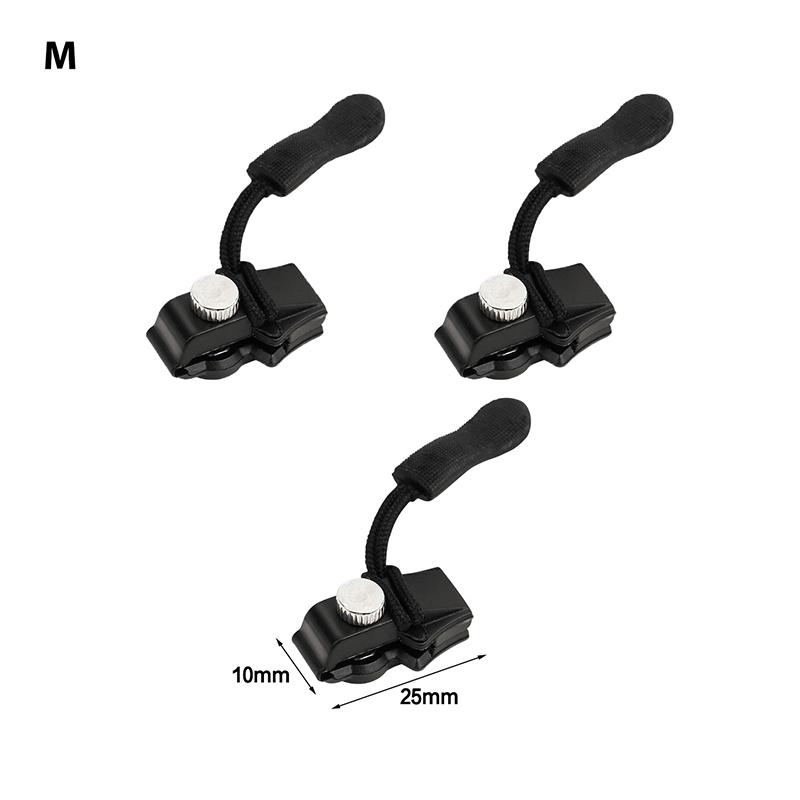 Kit de înlocuire universal pentru repararea fermoarului instantaneu 3 buc. Fixare durabilă, fermoar de înlocuire pentru fermoar, tragere pentru jachetă, genți, haină