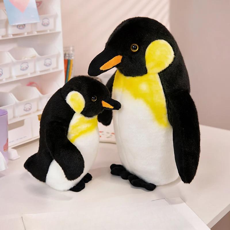 Poupée pingouin antarctique réaliste, jouets pour enfants, peluche pingouins, souvenirs du zoo, jouets en peluche, décoration de la maison