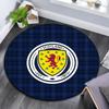 Scotland National Football Team,Round Area Rug,Carpet Rug for Living Room Bedroom Sofa Playroom Decor,Non-slip Floor Mat