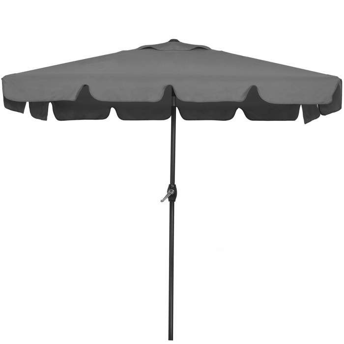 Springos ® Rectangular Garden Parasol with Tilt Function and Crank 240 Cm