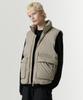 [City Leisure] Down Padded Vest [Grayish Beige]