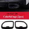 Car Exhaust Muffler Pipe Cover For BMW 3 5 Series X3 X5 G30 G20 G01 G02 G05 G07 6GT G32 Stainless Steel Tail Pipe Output Frame