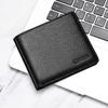 Leather Wallet Men's Short New Thin Change Wallet Card Bag Simple First-layer Cowhide Wallet