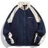 Street Hip Hop Style Coat Men Women Universal Couple Zipper Jacket Trench Coat Sport Black Blue Cool Windbreaker