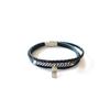 Autour Du Monde Twist String Men Bracelet (Black)