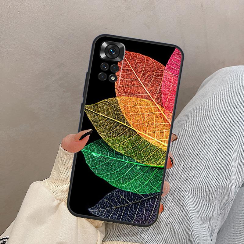 Colorful Leaves For Xiaomi Redmi Note 13 10 12 11 14 15 Pro Plus Case Cover For Redmi 15 13C 12C 14C 10C 15C