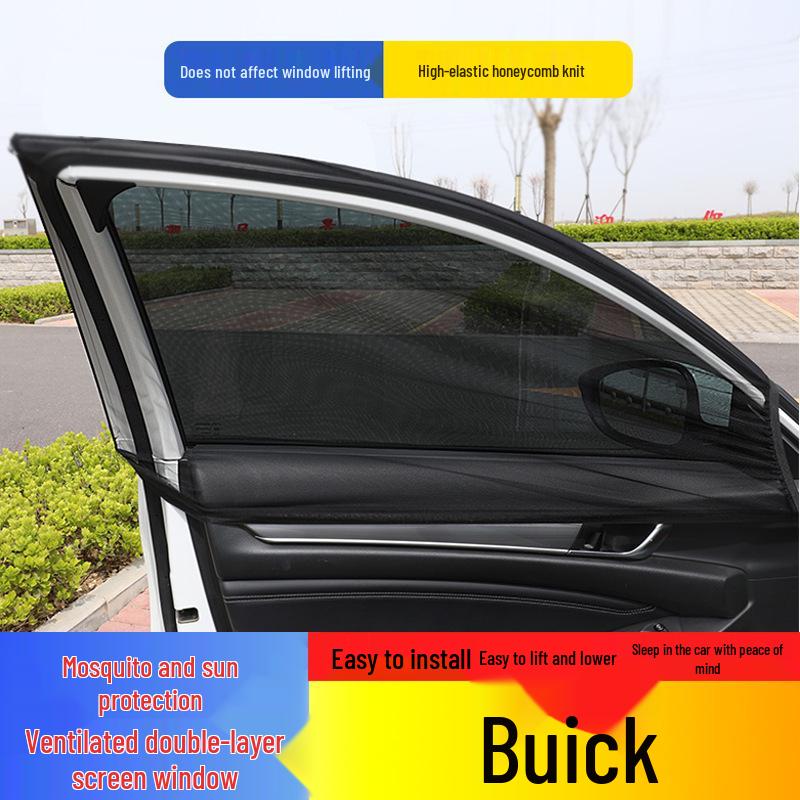 Buick Encore/Envision/Enclave Encore GX Mosquito-proof Sunshade Mesh Window Curtain