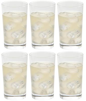 Copo Tumbler Toyo Sasaki Glass Copo Tumbler Sun Ace 260ml Conjunto de 6 Fabricado no Japão Seguro para Máquina de Lavar Louça Copo de Vidro Inquebrável Copo de Cerveja Copo para Highball