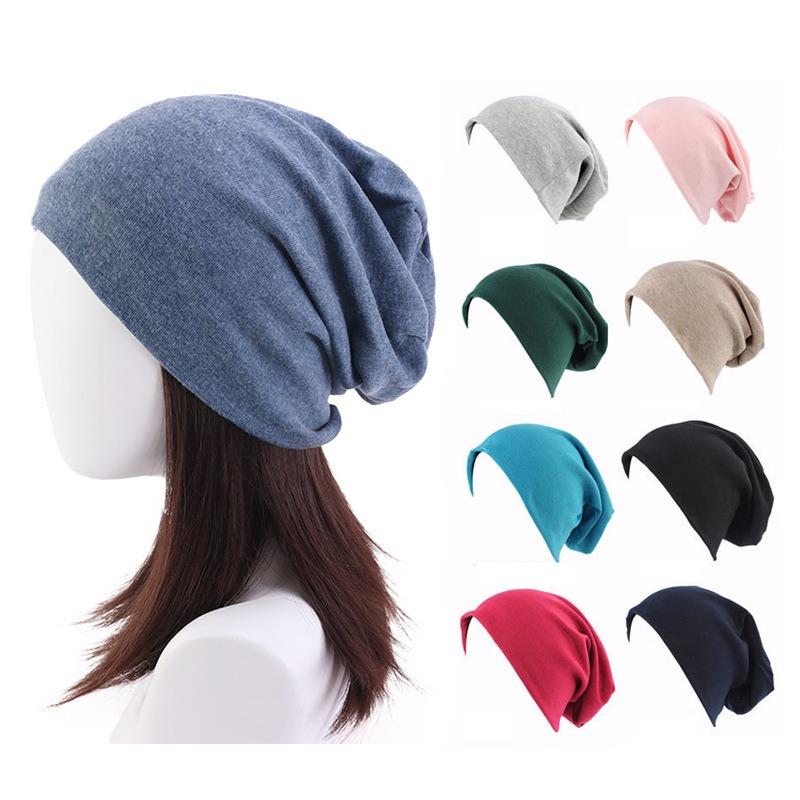 Men's and women's plain light plate imitation cashmere pullover hat hipster ear protection headscarf hat stack confinement hat warm adult