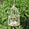Micro Landscape Birdcage Bird Cage Bird Cage Ornaments Vintage Iron Decorative Hanging Decor