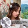 Cute Sparkling Snowflake Duckbill Hairpin Beautiful Snowflake Hairpin Hair Clip Hair Accessory for Fashion Enthusiasts