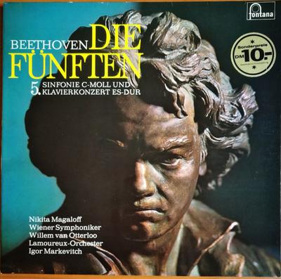 LP Record BEETHOVEN  NIKITA MAGALOFF WIENER  Beethoven Die Fnften 5. Sinfonie C 654005 FONTANA 1974 Germany Classical Used